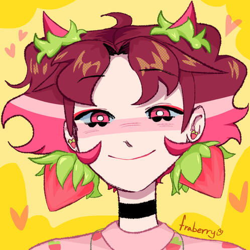 A picture of my OC Strawb